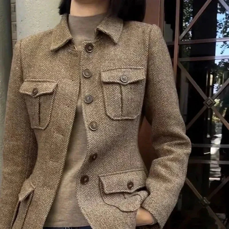 Olivia | Sobrecamisa de algodón con bolsillos