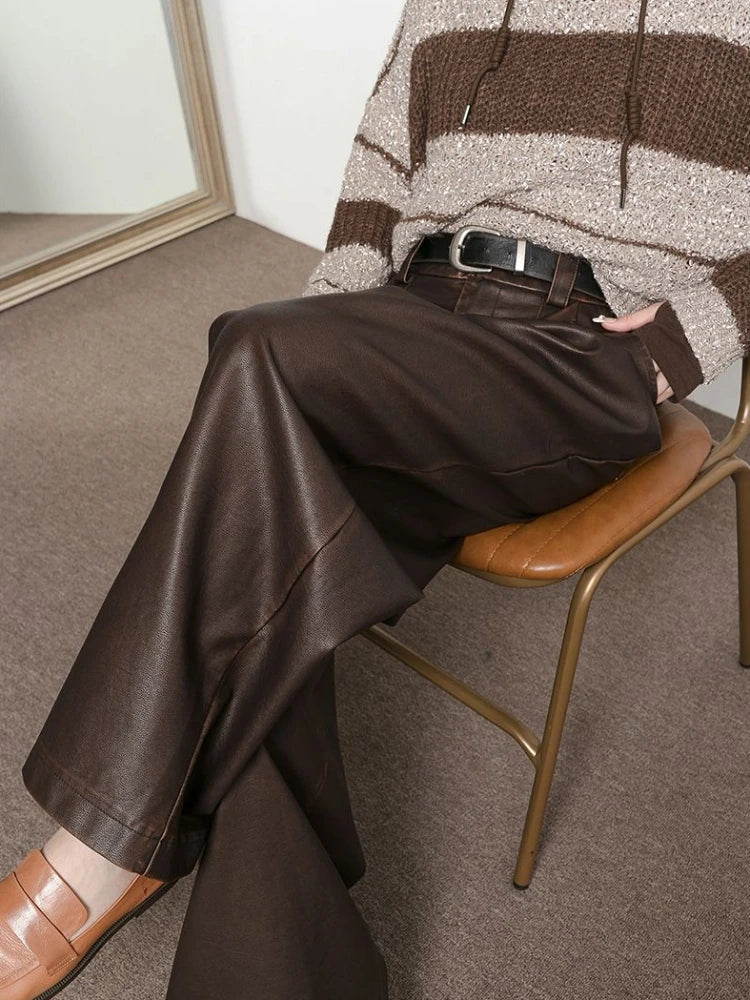 Flora | Pantalones de talle alto con bolsillos