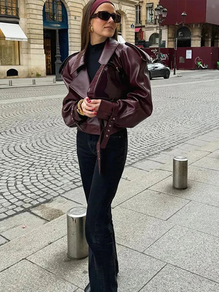Norma | Chaqueta oversize de polipiel