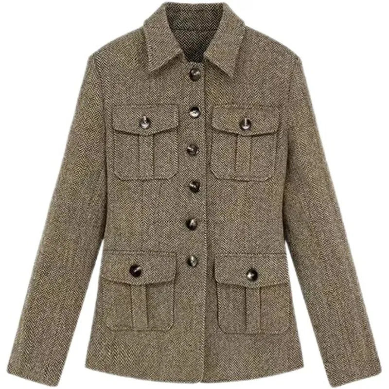 Olivia | Sobrecamisa de algodón con bolsillos