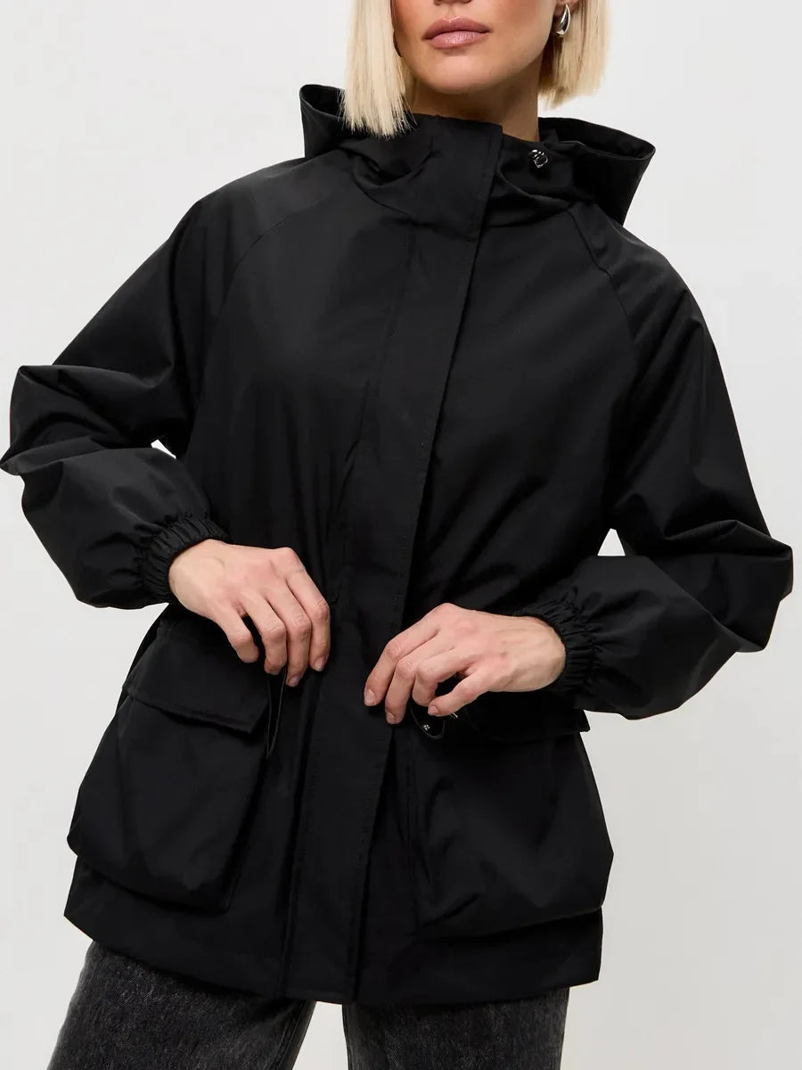 Taira | Chaqueta de algodón con cremallera