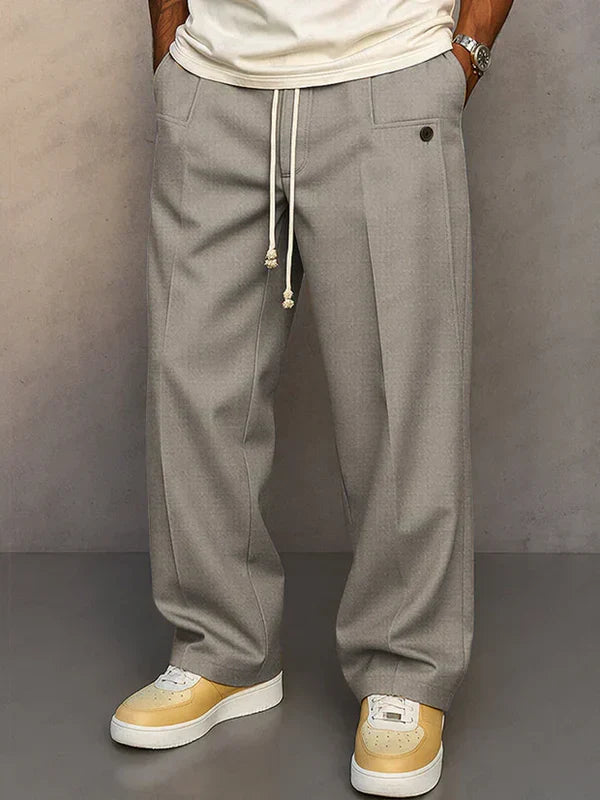 Olivia Sur | Pantalones elegantes con cordón ajustable