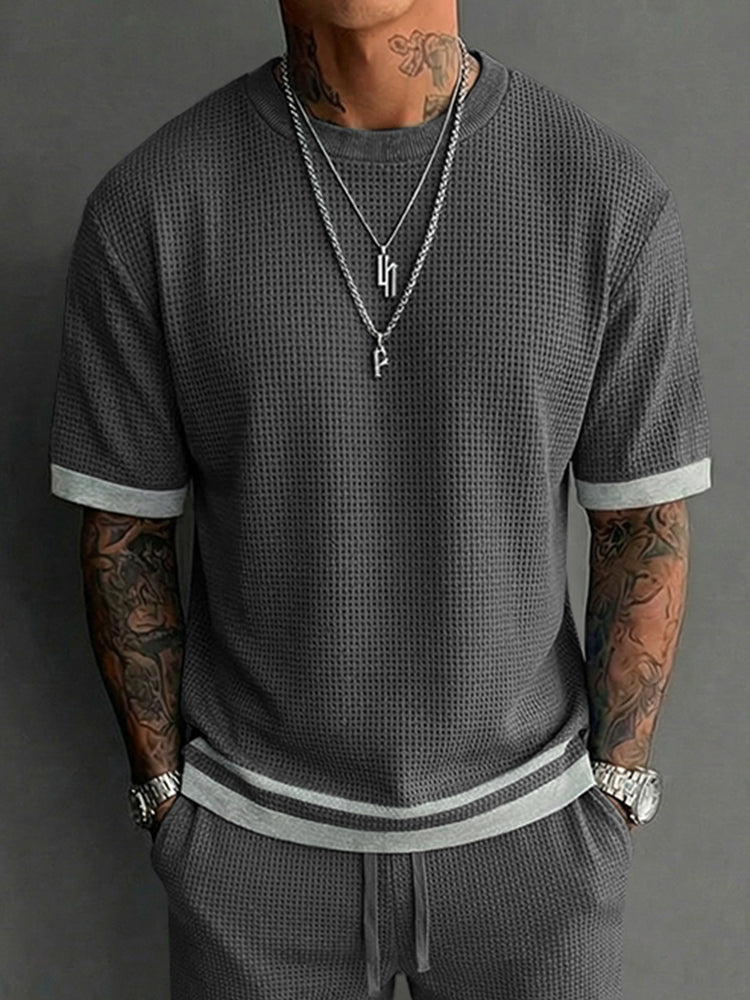 Nolan | Conjunto casual premium con textura de gofre