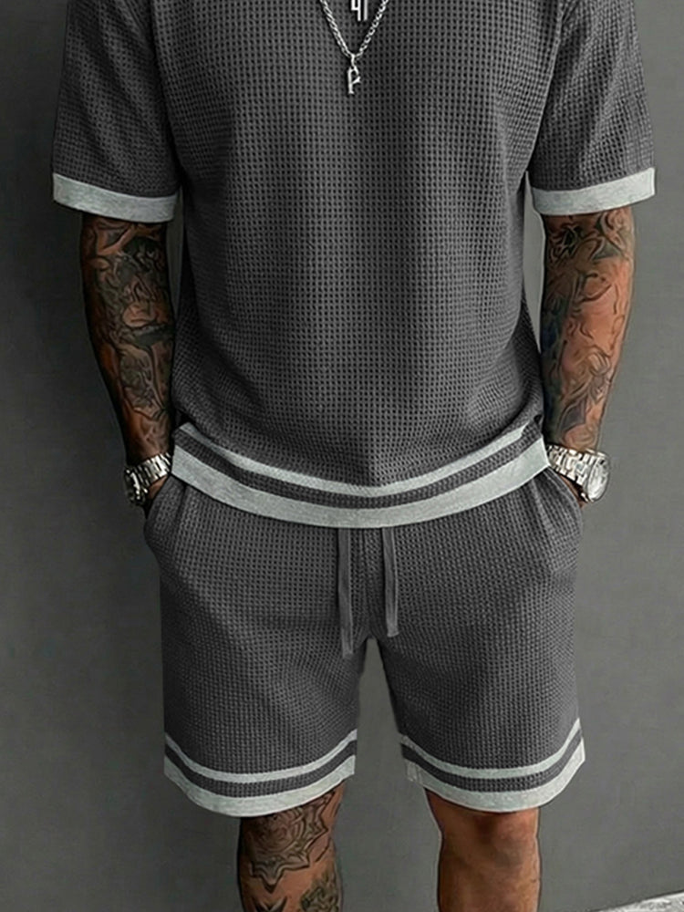 Nolan | Conjunto casual premium con textura de gofre