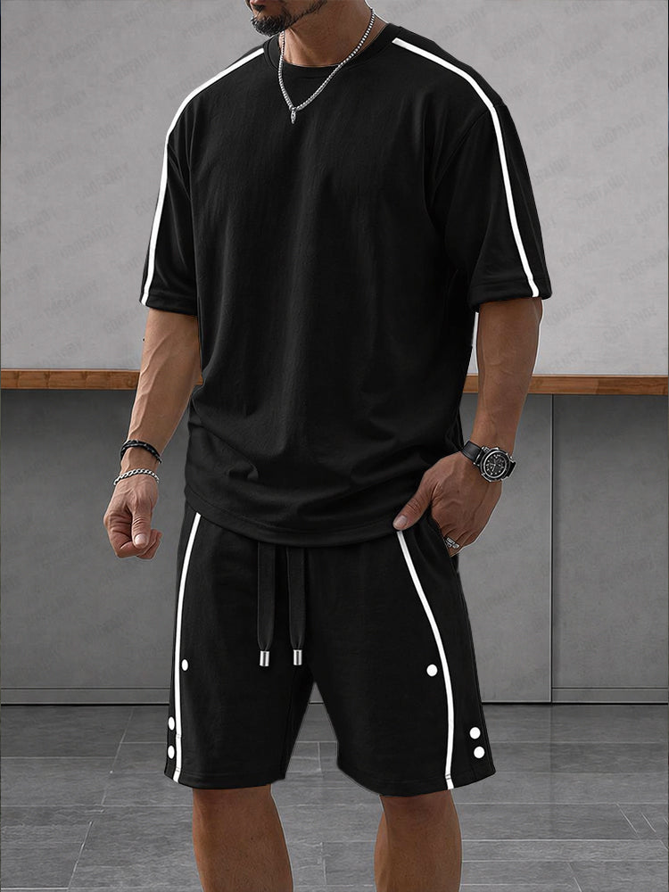 Trent | Conjunto deportivo premium con ribetes en contraste