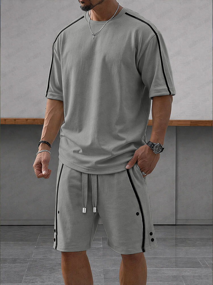 Trent | Conjunto deportivo premium con ribetes en contraste