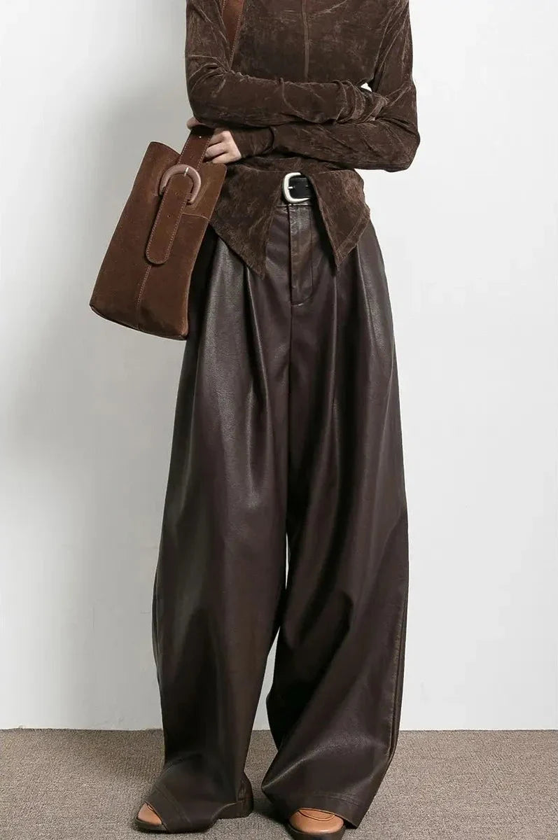 Flora | Pantalones de talle alto con bolsillos