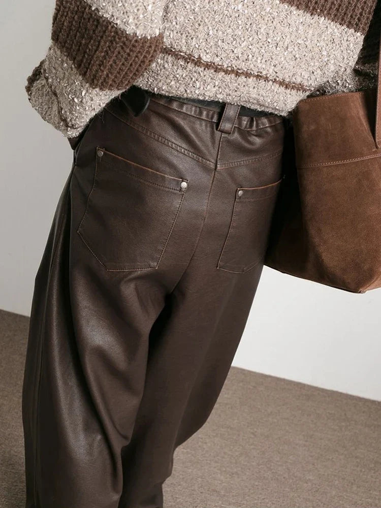 Flora | Pantalones de talle alto con bolsillos