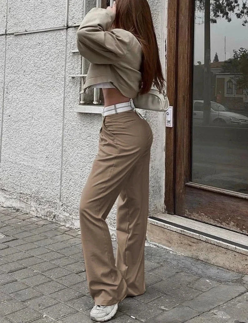Dana | Pantalones de cintura alta