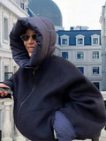 Maretto | Chaqueta de lana y algodón con cremallera