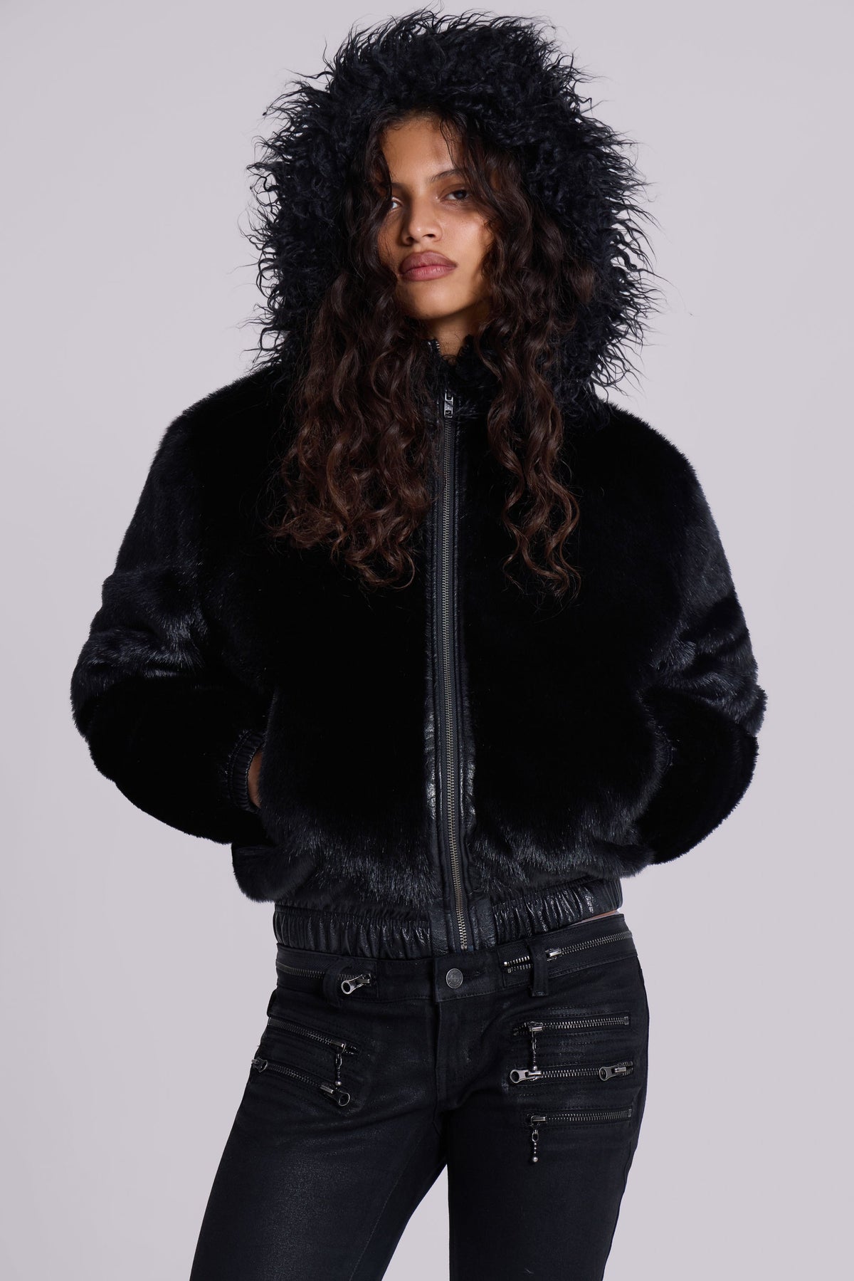 Raven Faux Fur Jacket