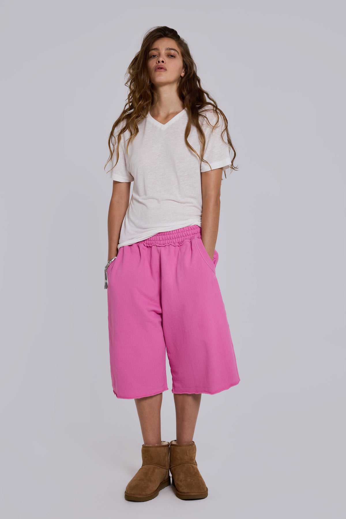 Shorts de chándal Monster rosa