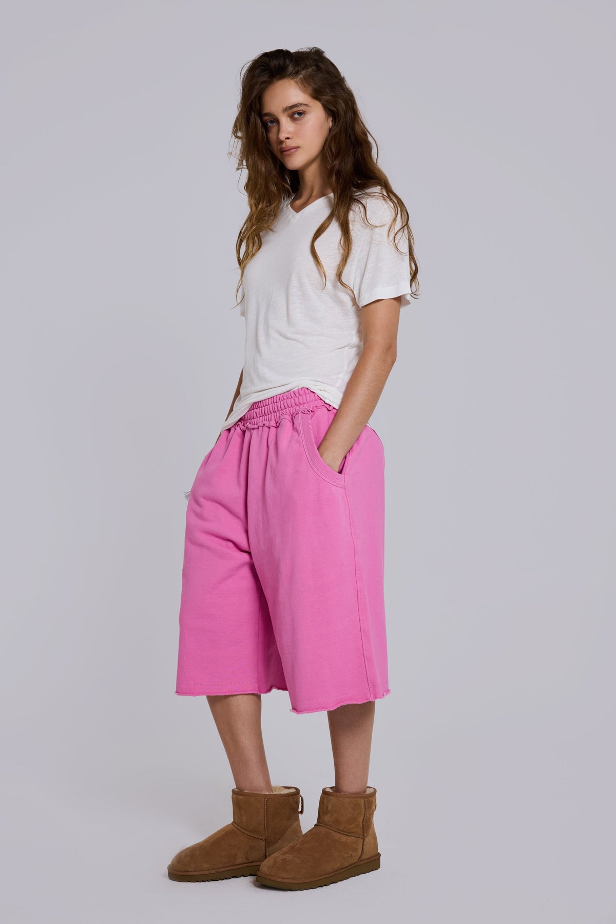 Shorts de chándal Monster rosa