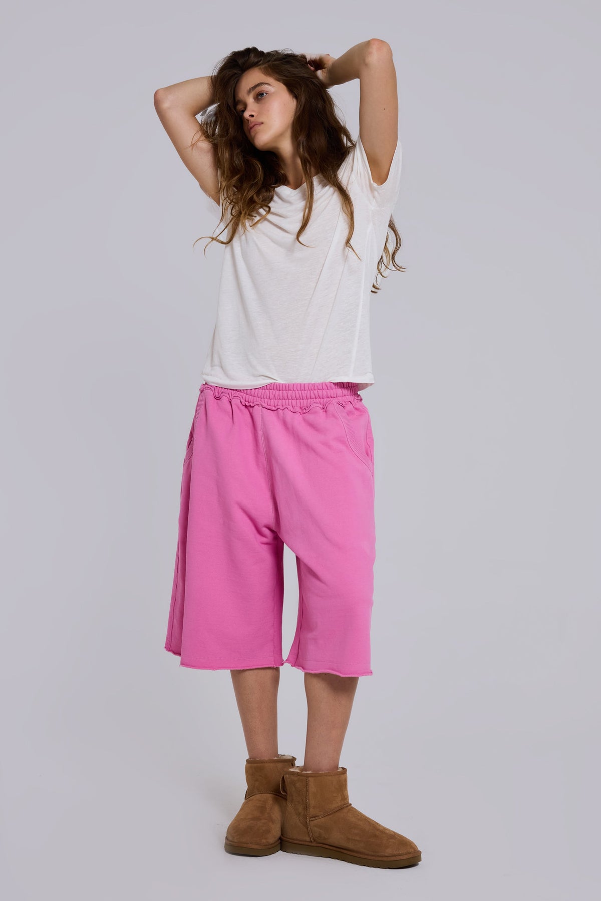 Shorts de chándal Monster rosa