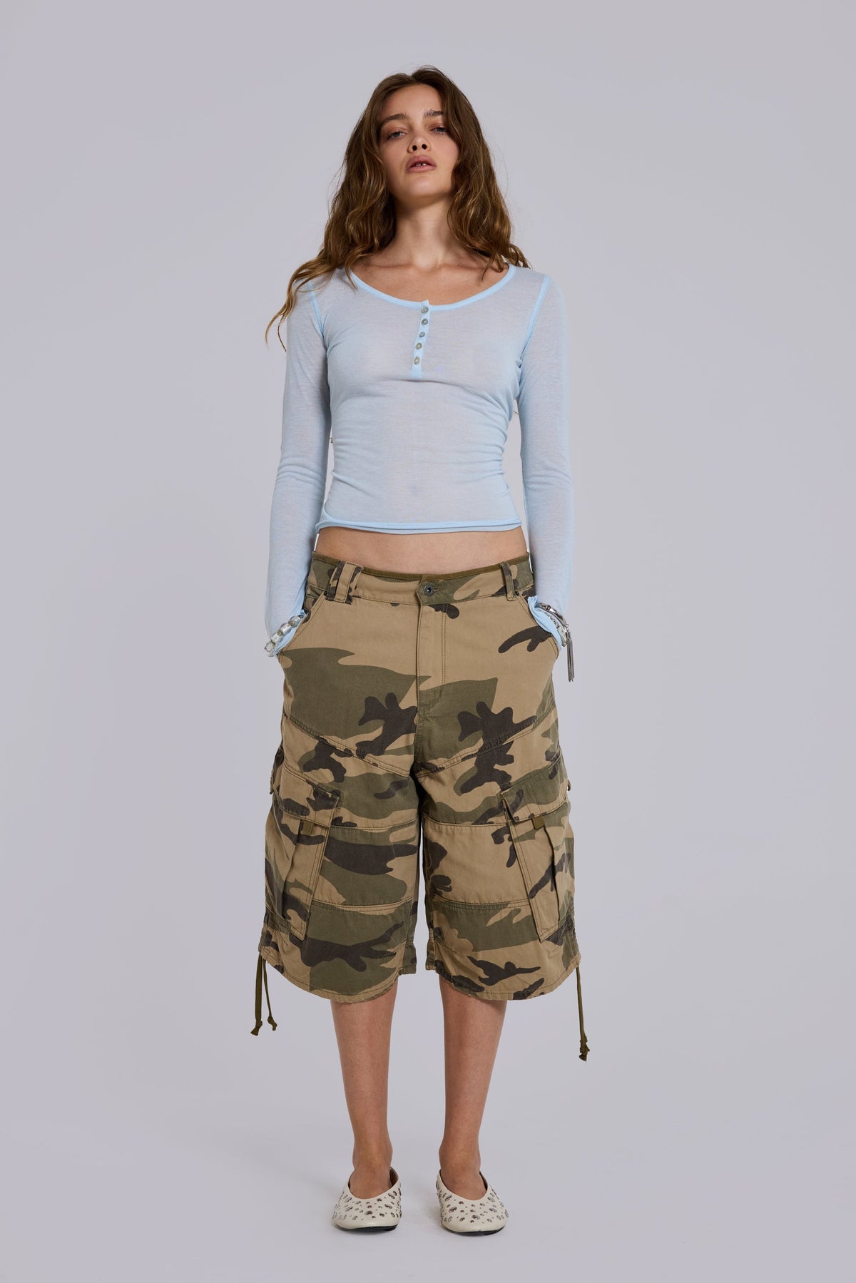 Shorts Faded Cadet camuflaje