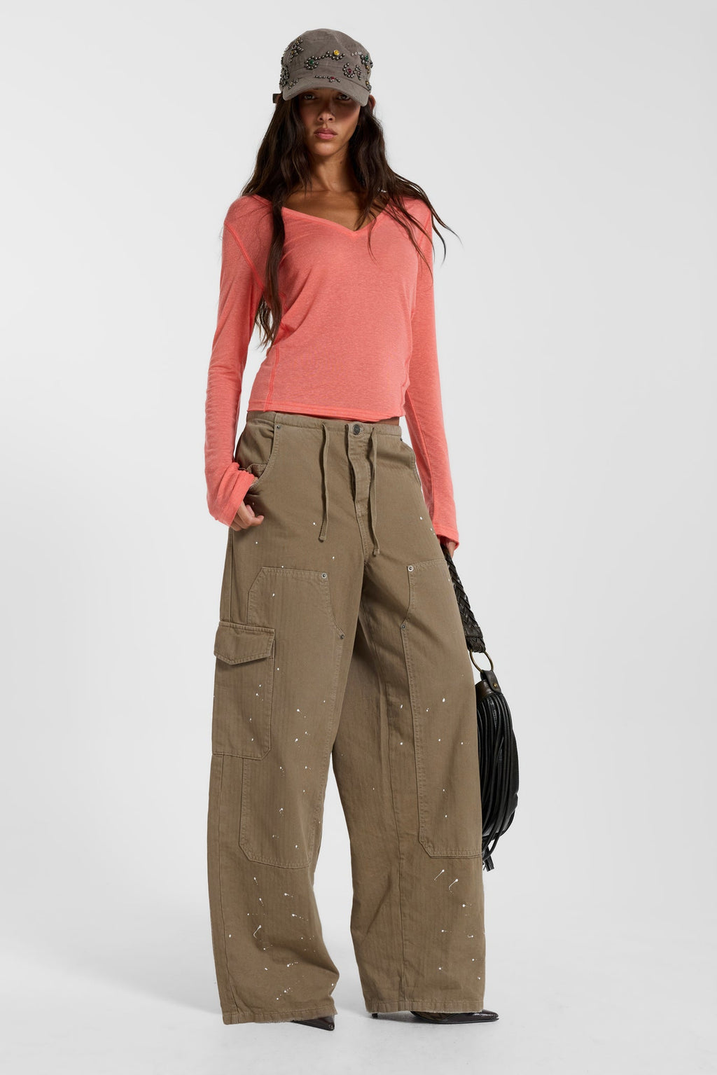 Bailee Low Rise Paint Cargos