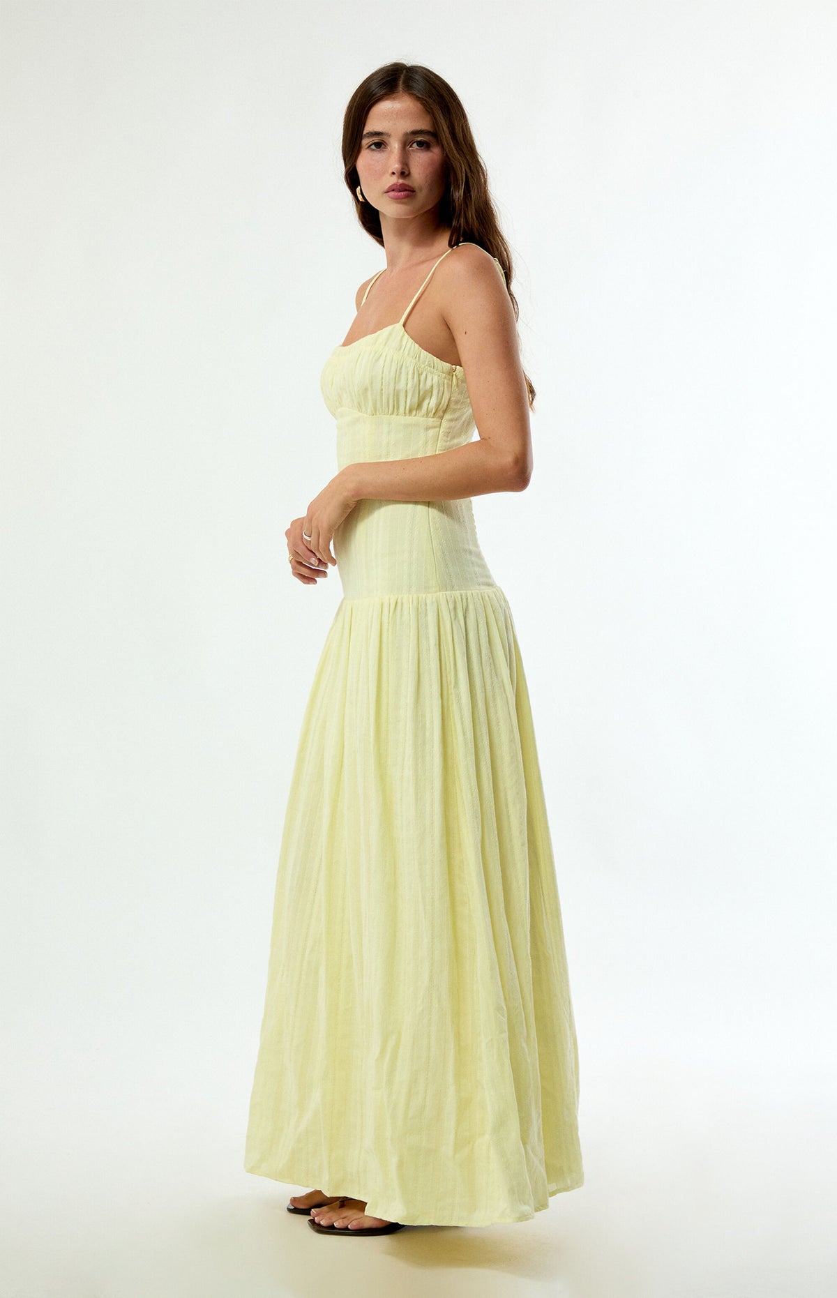 Tu vestido largo bustier de lino Ava favorito