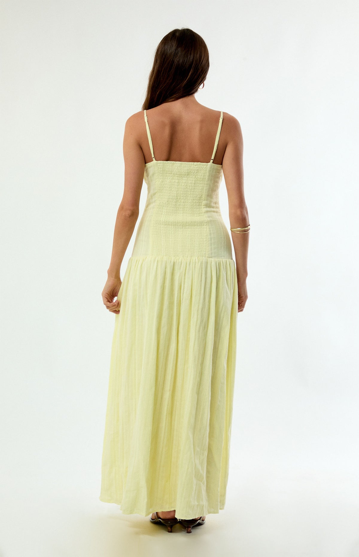 Tu vestido largo bustier de lino Ava favorito