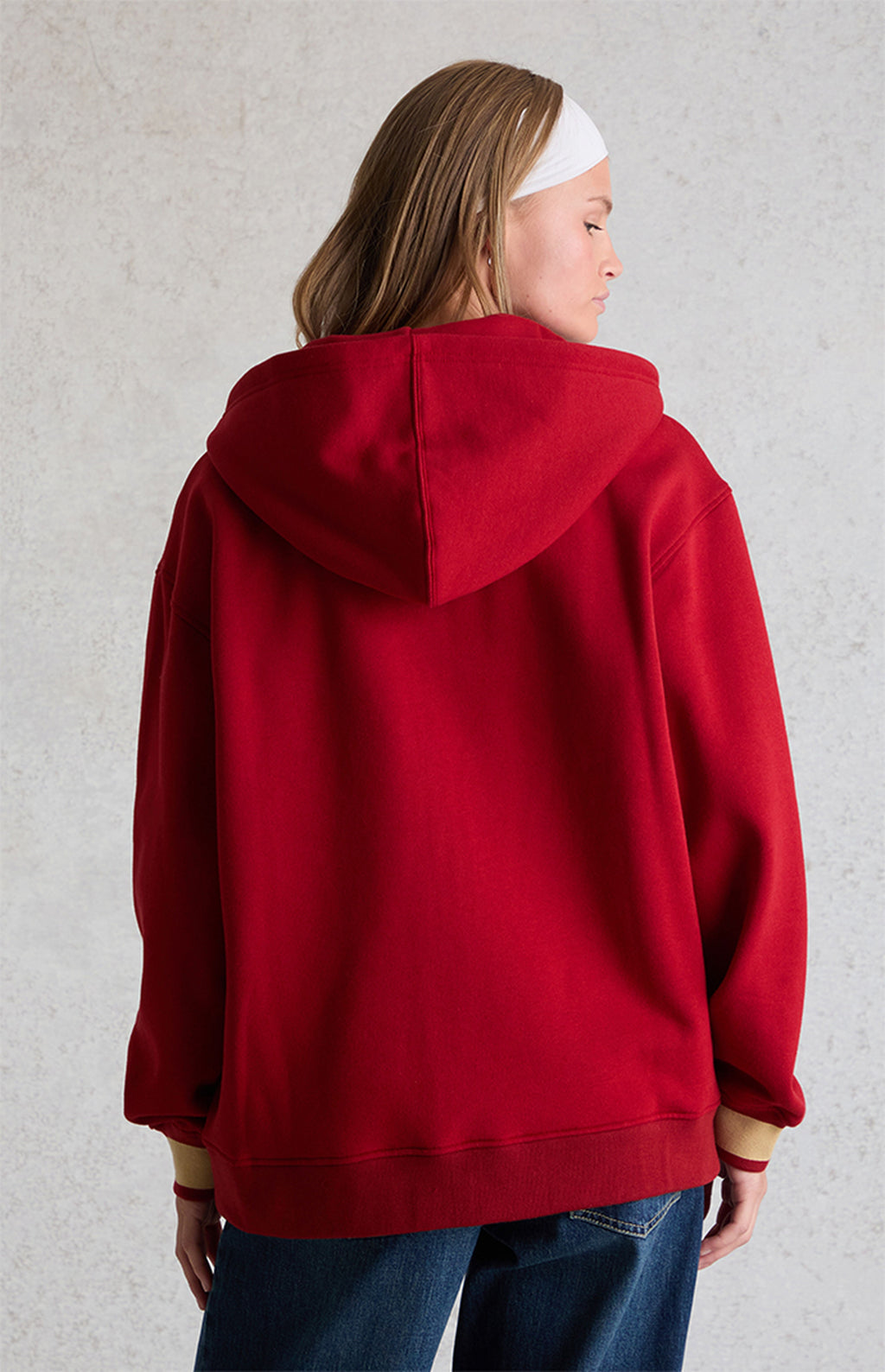 Sudadera con cremallera WILD COLLECTIVE x NFL SF 49ers