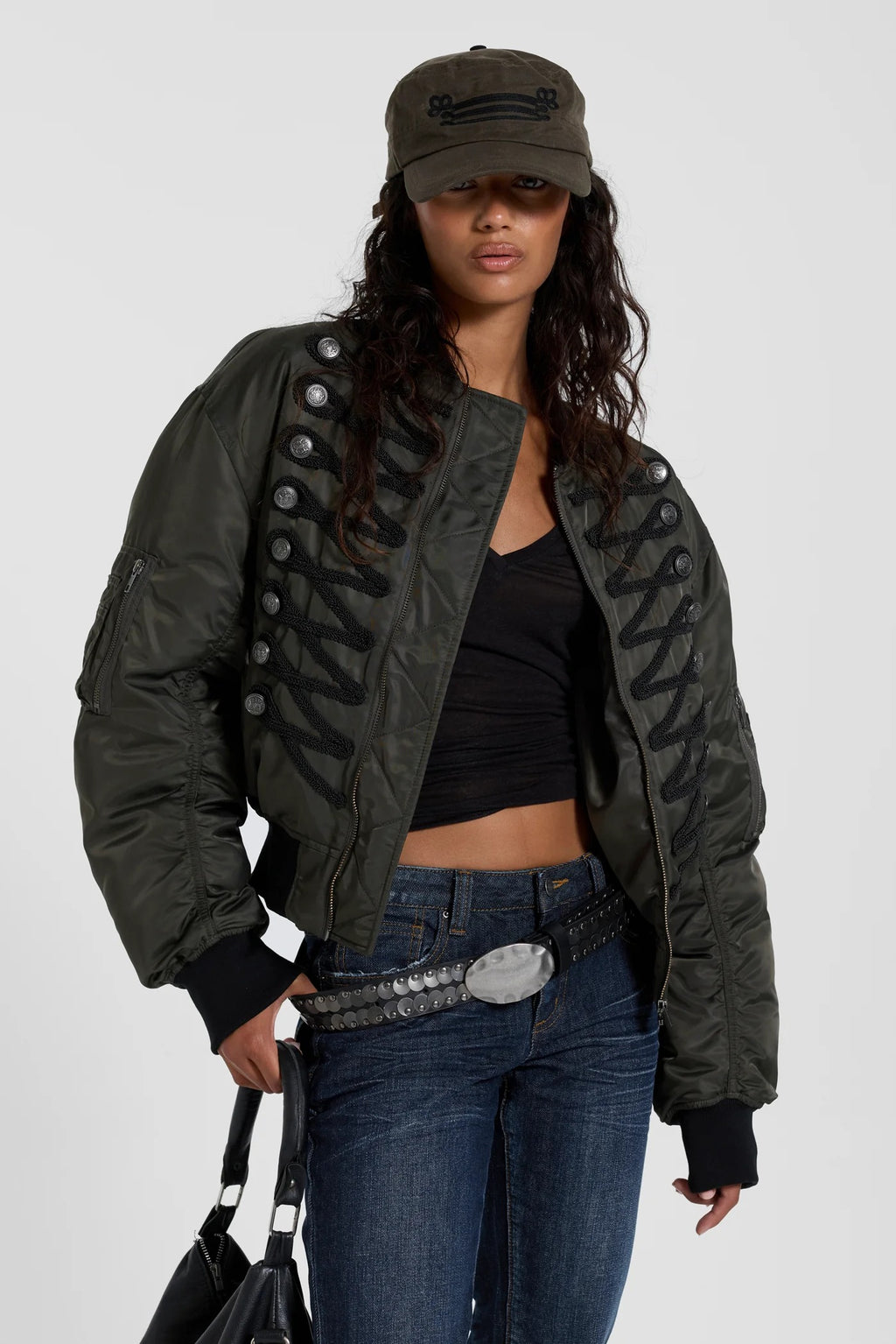 Chaqueta bomber militar Irsa