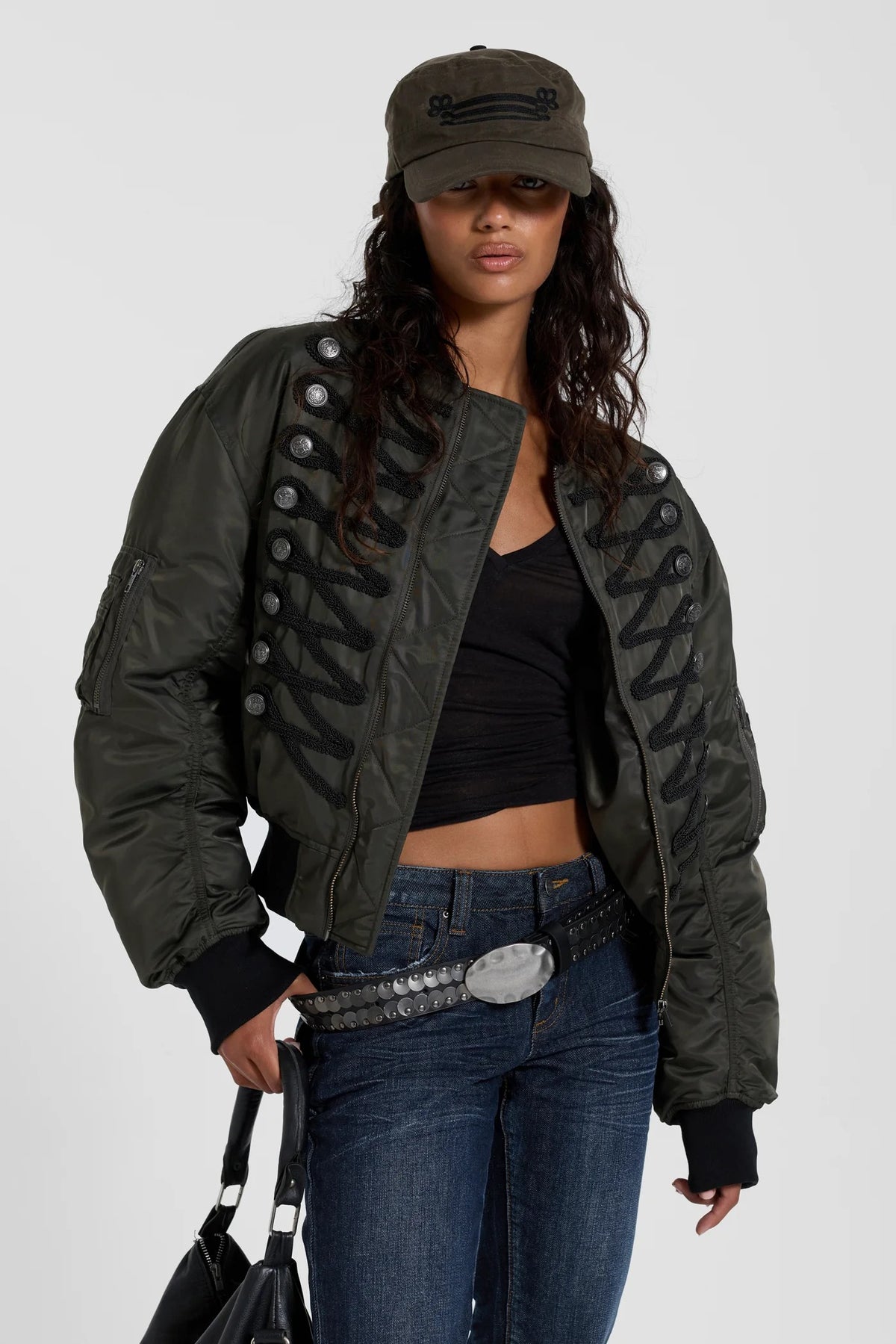 Chaqueta bomber militar Irsa