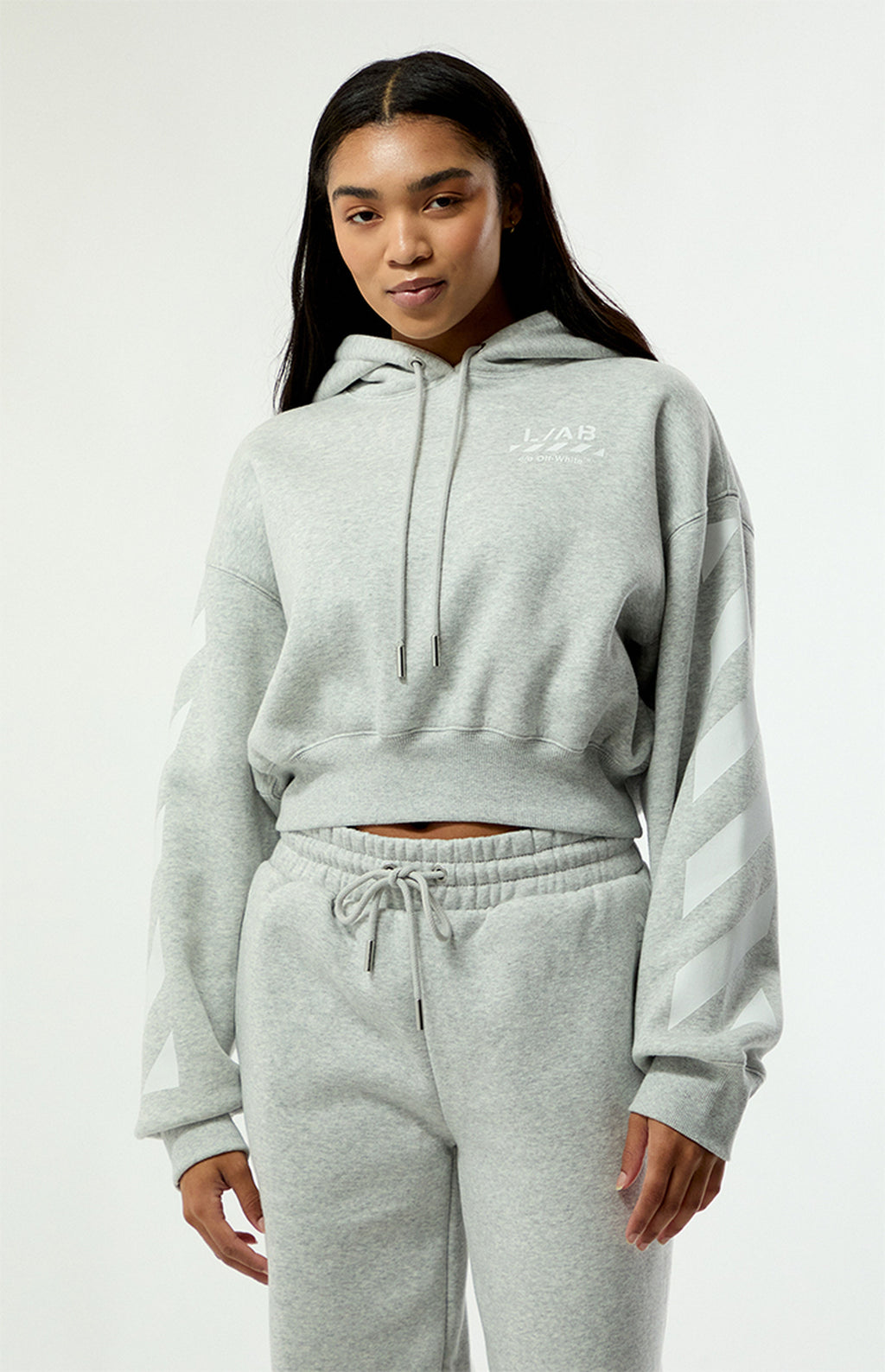 Sudadera corta con capucha L/AB c/o Off-White
