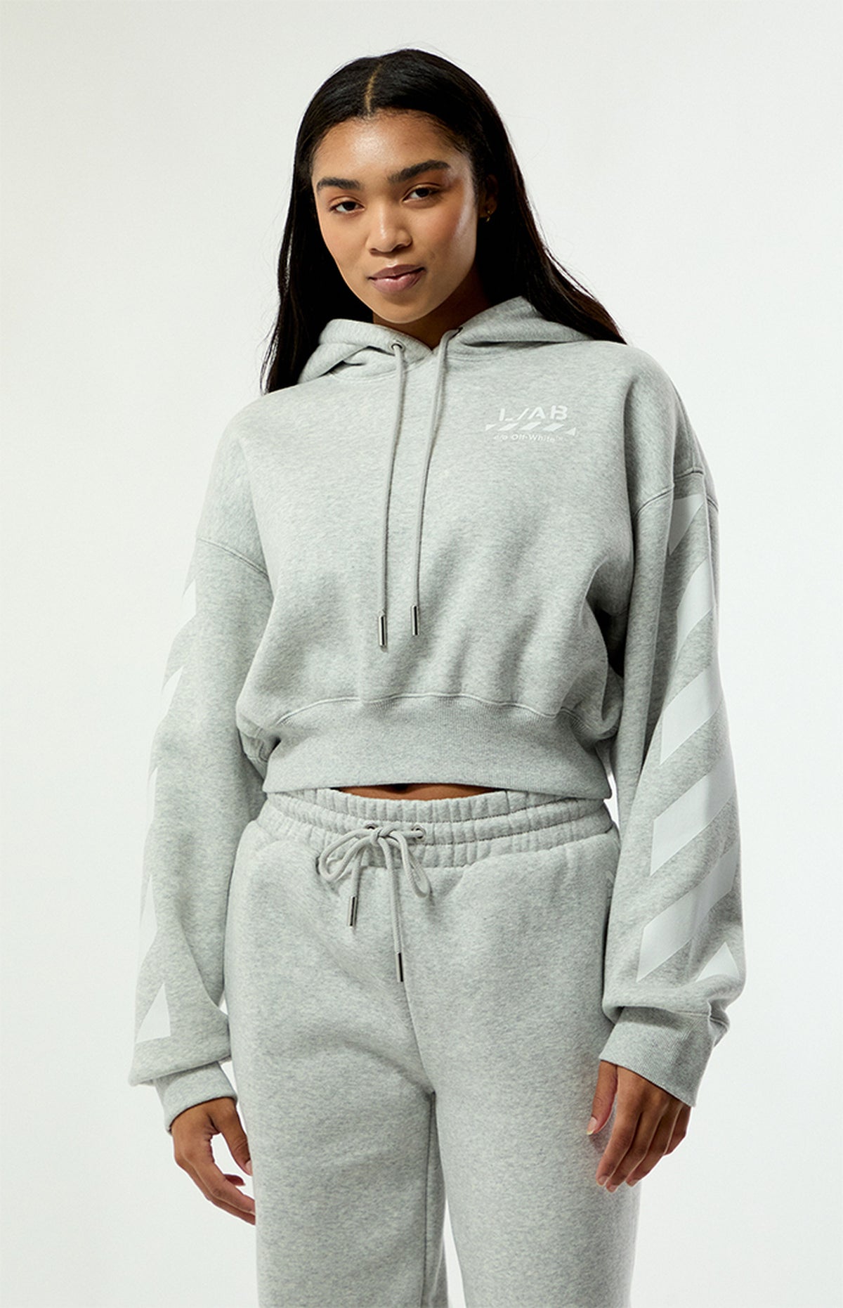 Sudadera corta con capucha L/AB c/o Off-White
