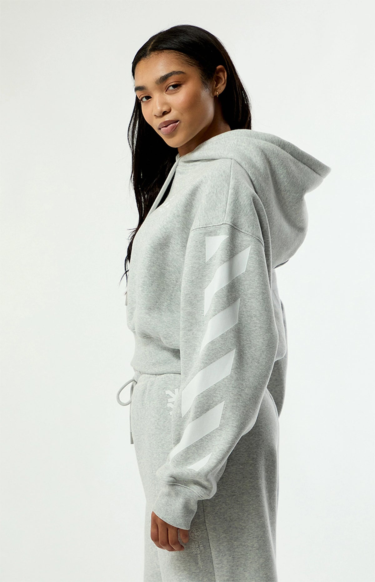 Sudadera corta con capucha L/AB c/o Off-White