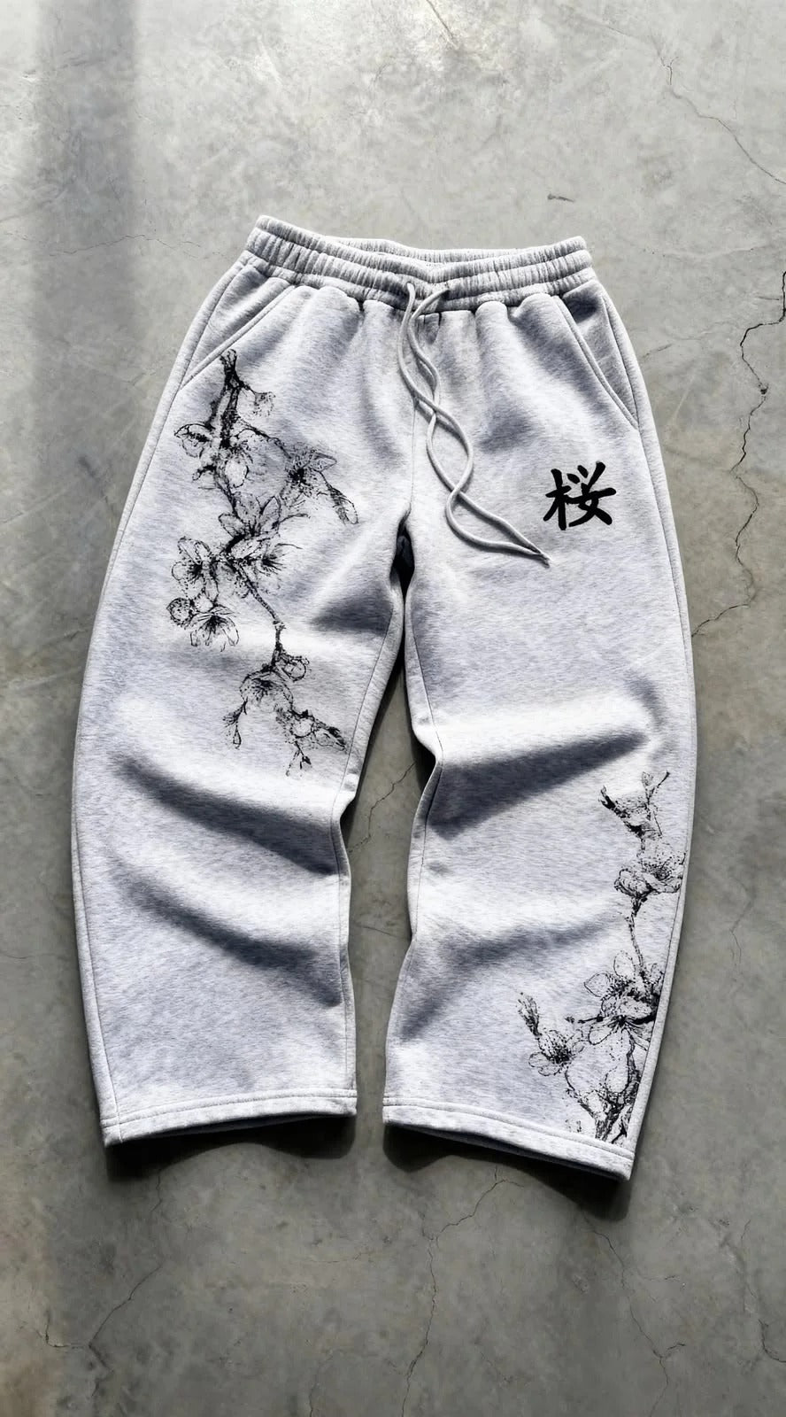Pantalones con estampado de Sakura