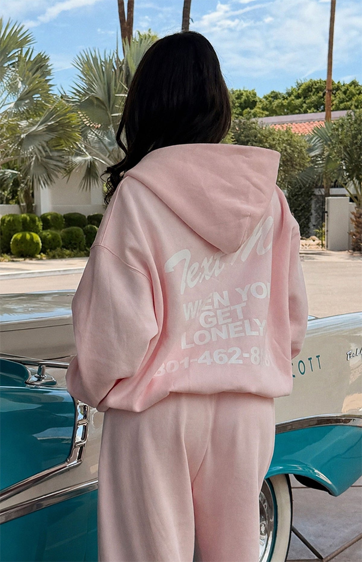 Sudadera con capucha y cremallera LONELY GHOST