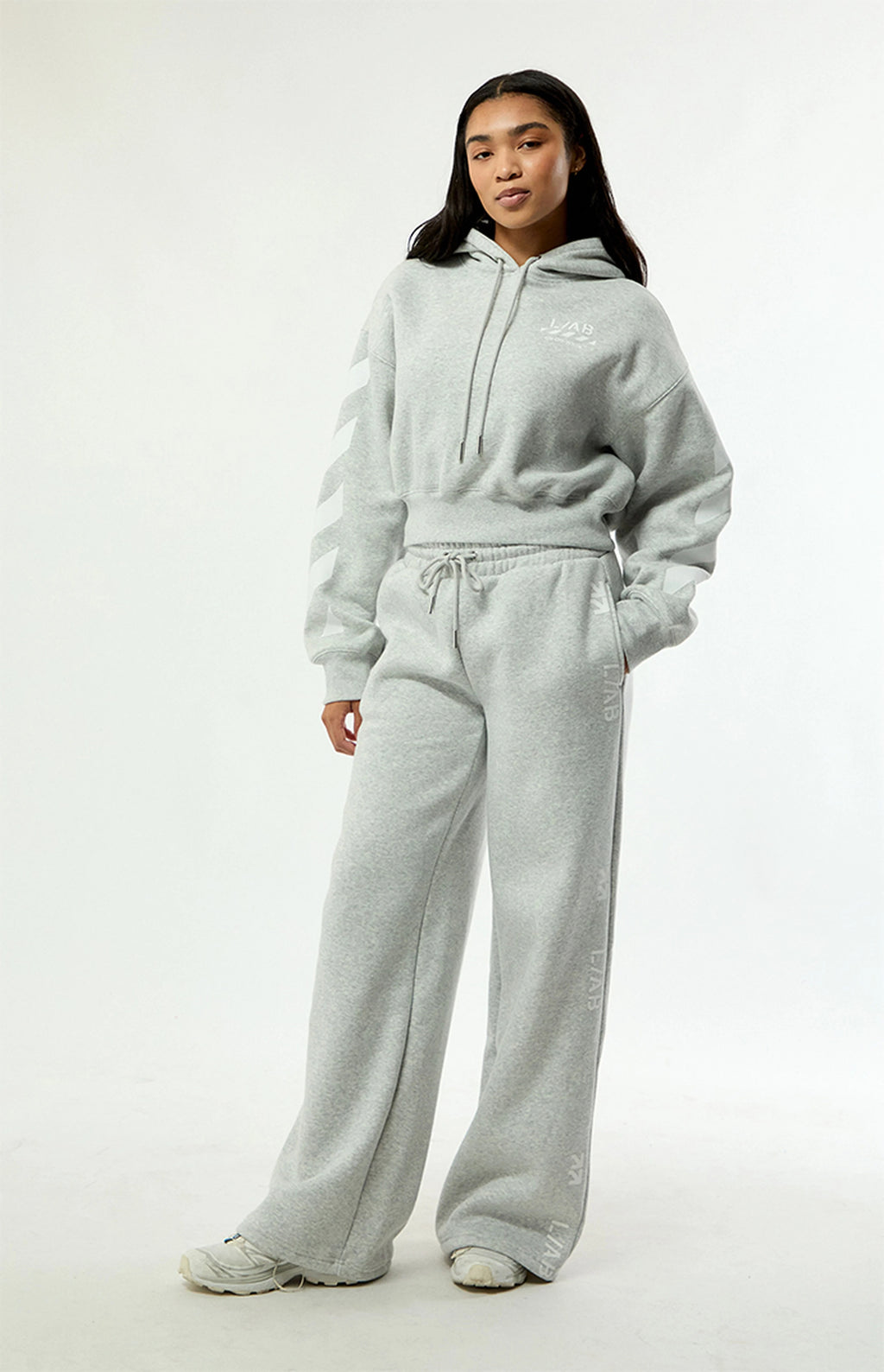 Sudadera corta con capucha L/AB c/o Off-White