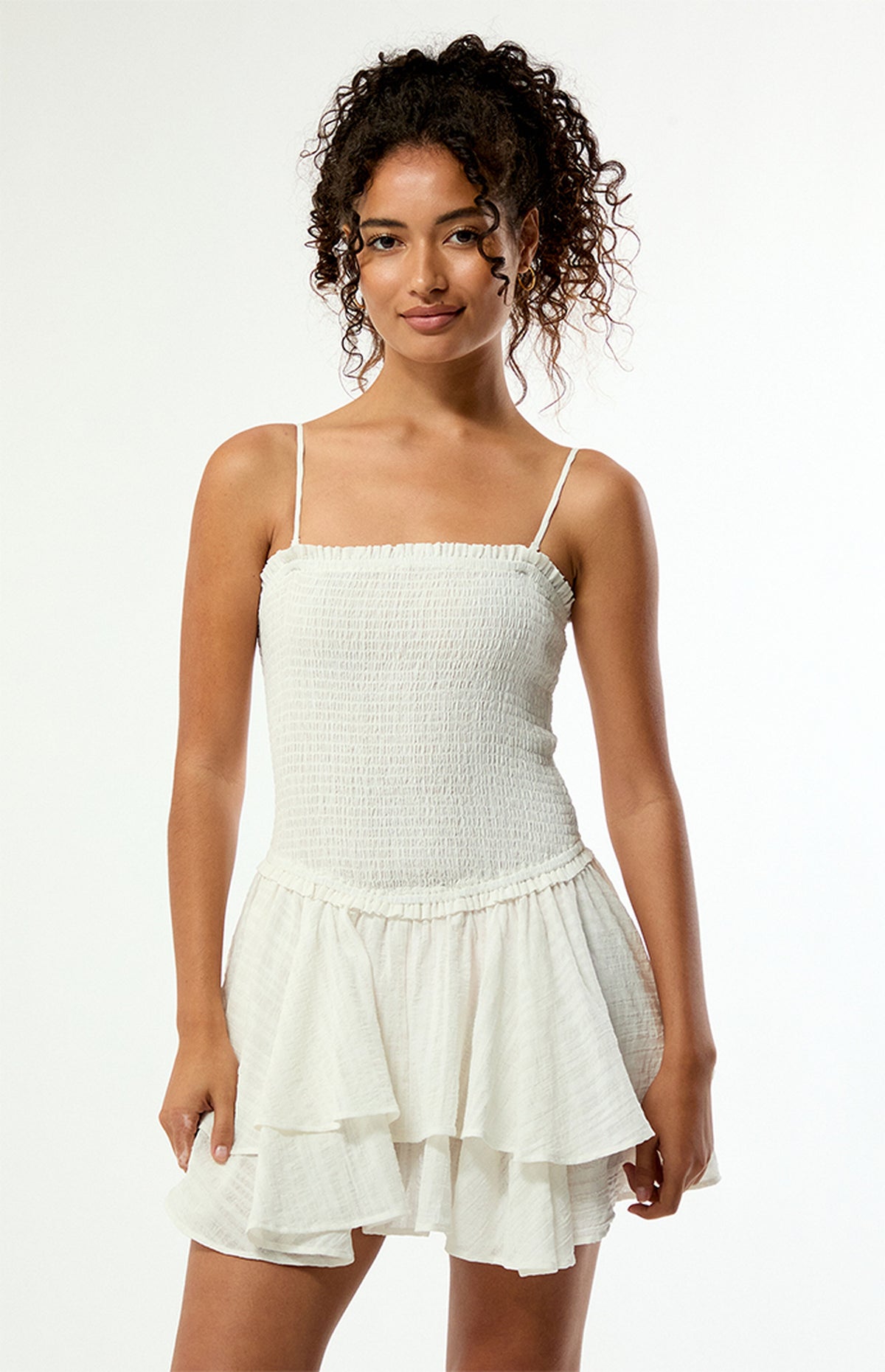 Tu minivestido fruncido con tirantes desmontables de Lily favorito