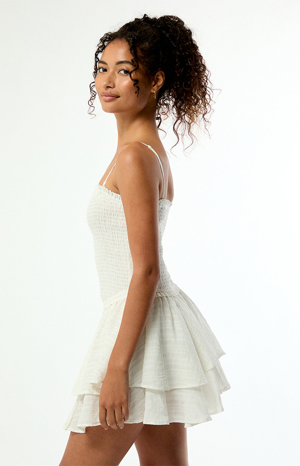 Tu minivestido fruncido con tirantes desmontables de Lily favorito