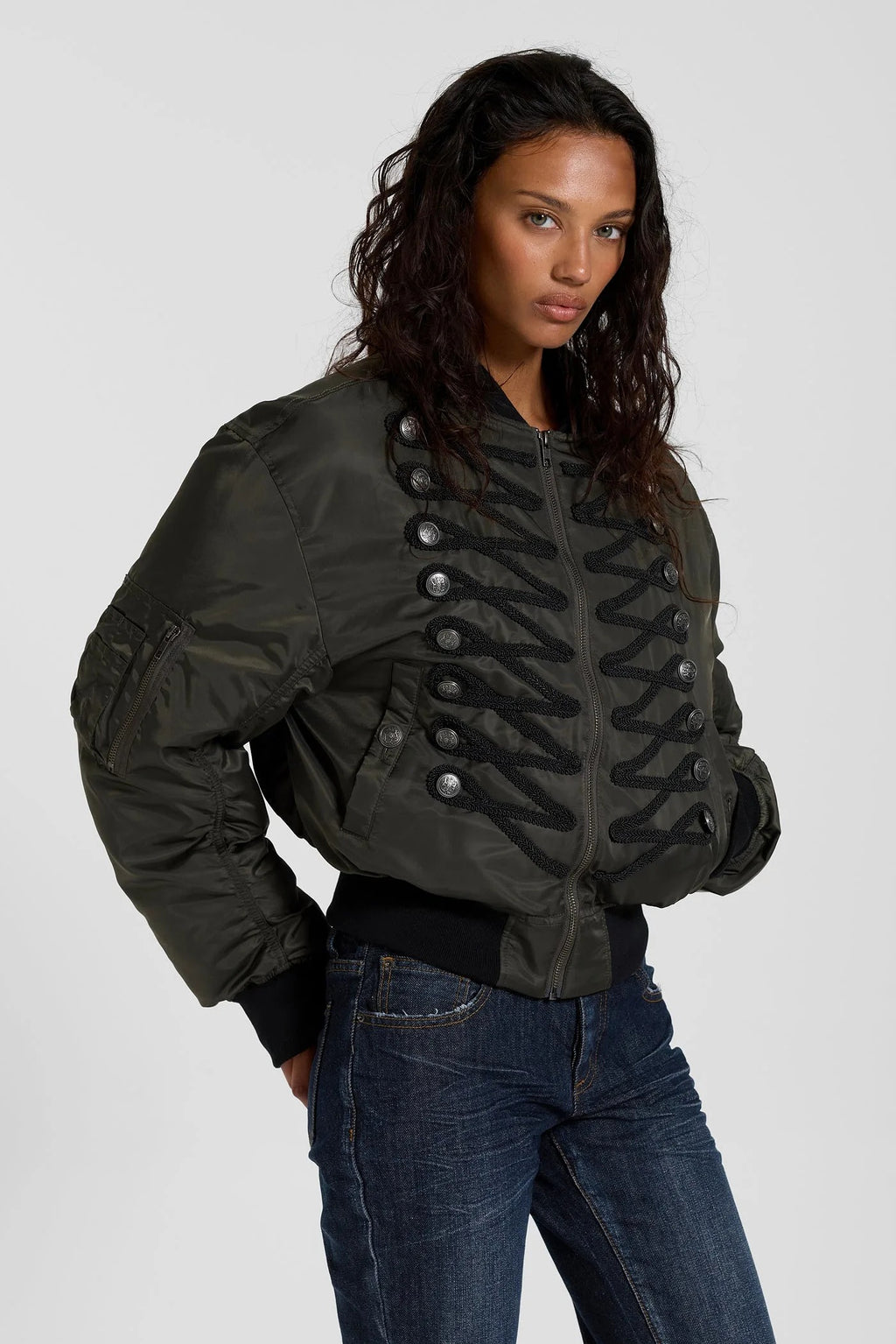 Chaqueta bomber militar Irsa