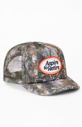Gorra de camionero con estampado de camuflaje del Motel Margarita Heritage