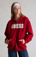 Sudadera con cremallera WILD COLLECTIVE x NFL SF 49ers