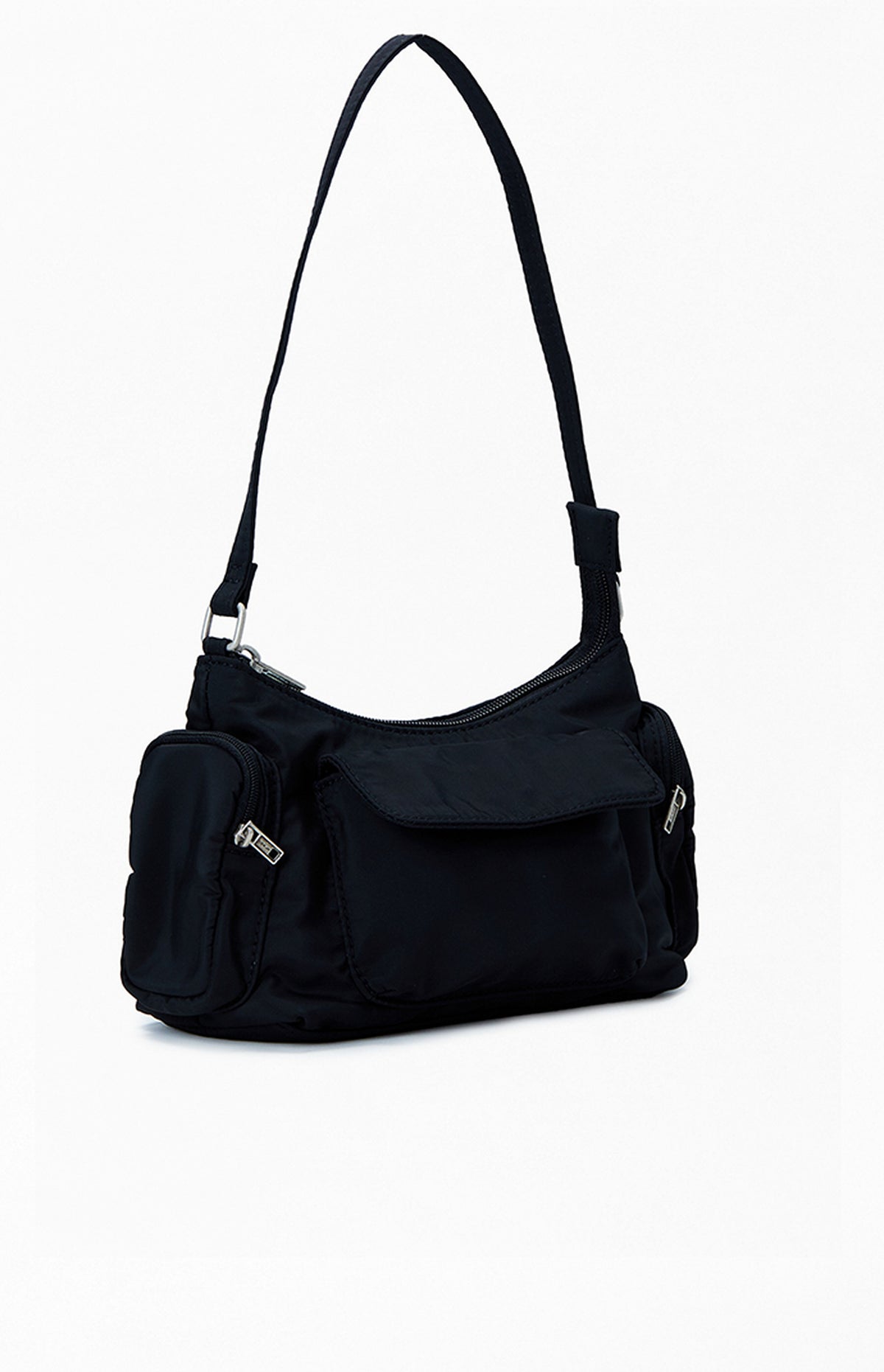 Bolso de hombro negro John Galt