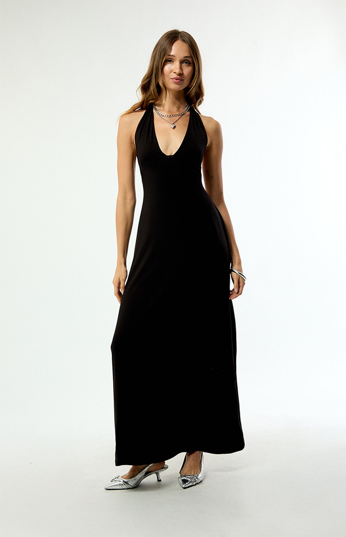 Vestido midi halter Alexa de Third Charm