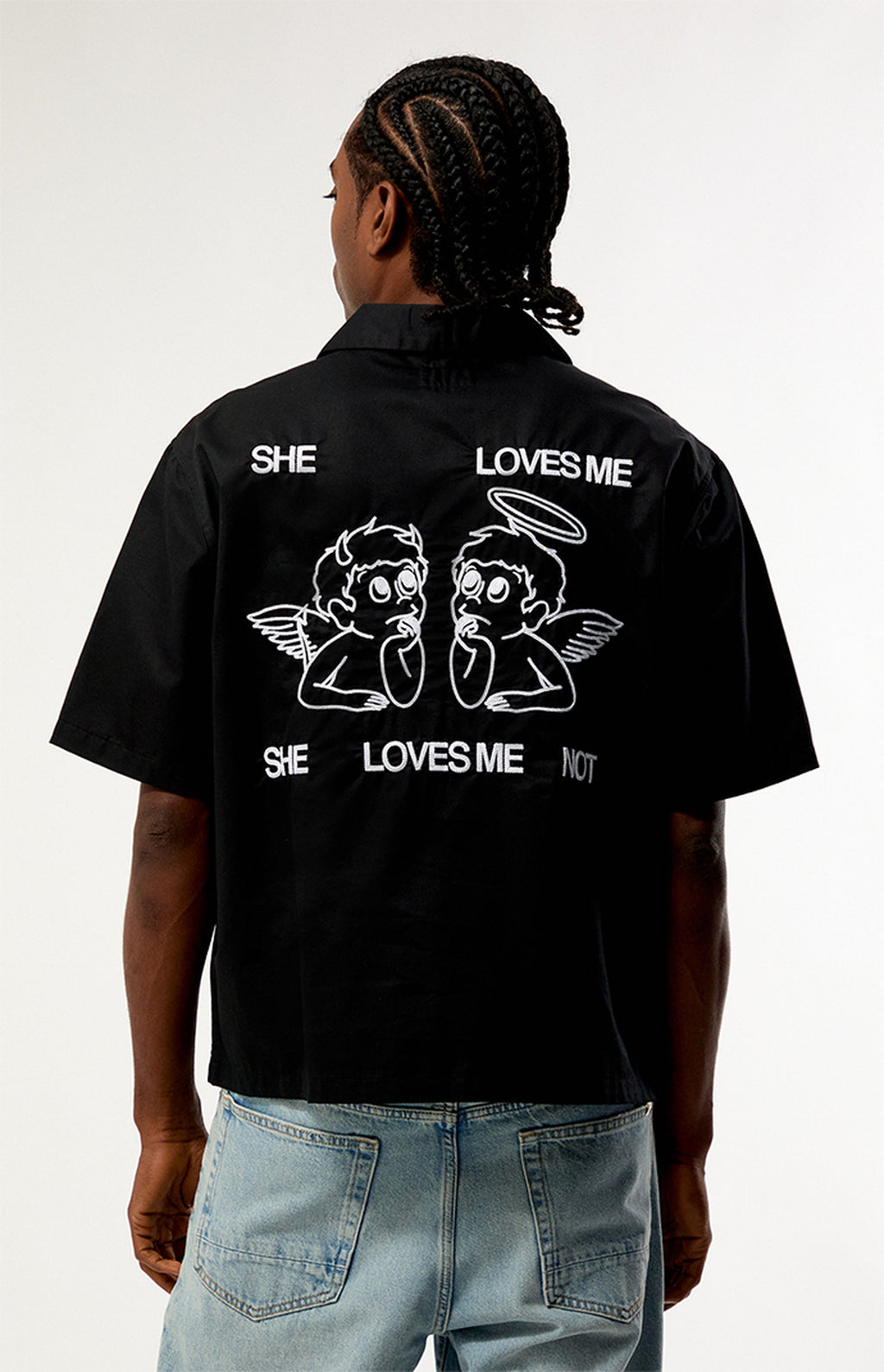 Camiseta Pacsun Loves Me Camp